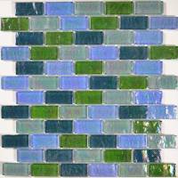 Artistry in Mosaics - Blue Green Blend 1"x2"