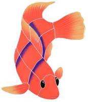 Artistry in Mosaics - Flame Angel Fish right
