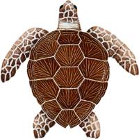 Artistry in Mosaics - Loggerhead Turtle Brown