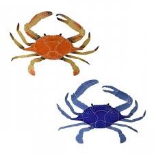 Pool Mosaics - Crab Mosaics