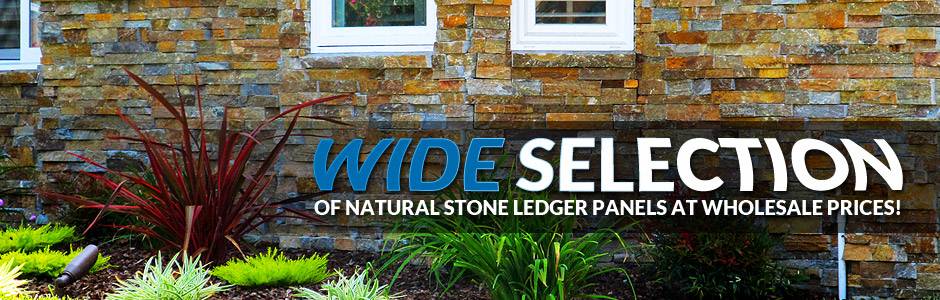 Wide Selection - Of Natural Stone Ledger Panels