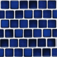 National Pool Tile - Mini Koyn Royal Blue 1x1