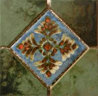 Fujiwa Tile - Joya-501 Verde 6"x6" Deco