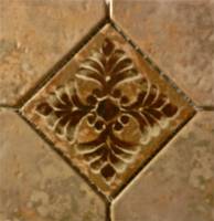 Fujiwa Tile - Joya-503 Gold 6"x6" Deco