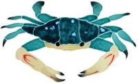 Artistry in Mosaics - Blue Swimmer Crab Mosaic