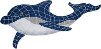 Artistry in Mosaics - Bottlenose Dolphin Downward