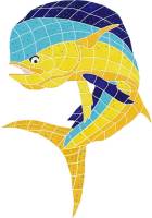 Artistry in Mosaics - Bull Dolphin