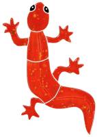 Artistry in Mosaics - Gecko red mosaic-baby