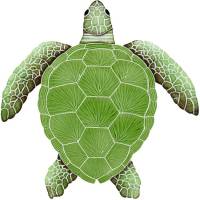 Artistry in Mosaics - Loggerhead Turtle Green