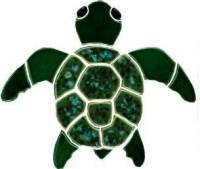 Artistry in Mosaics - Turtle, Classic Topview Green