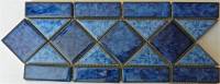Fujiwa Tile - Tilis-462 Sapphire 6"x12" Border Pattern - Image 2