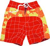 Pool Mosaics - Boardshorts, Bikini & Flip Flop Mosaics - Artistry in Mosaics - Board Shorts Mosaic-red